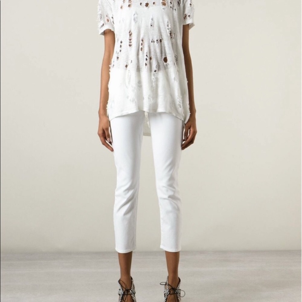 Mother Looker Crop Skinny Jeans